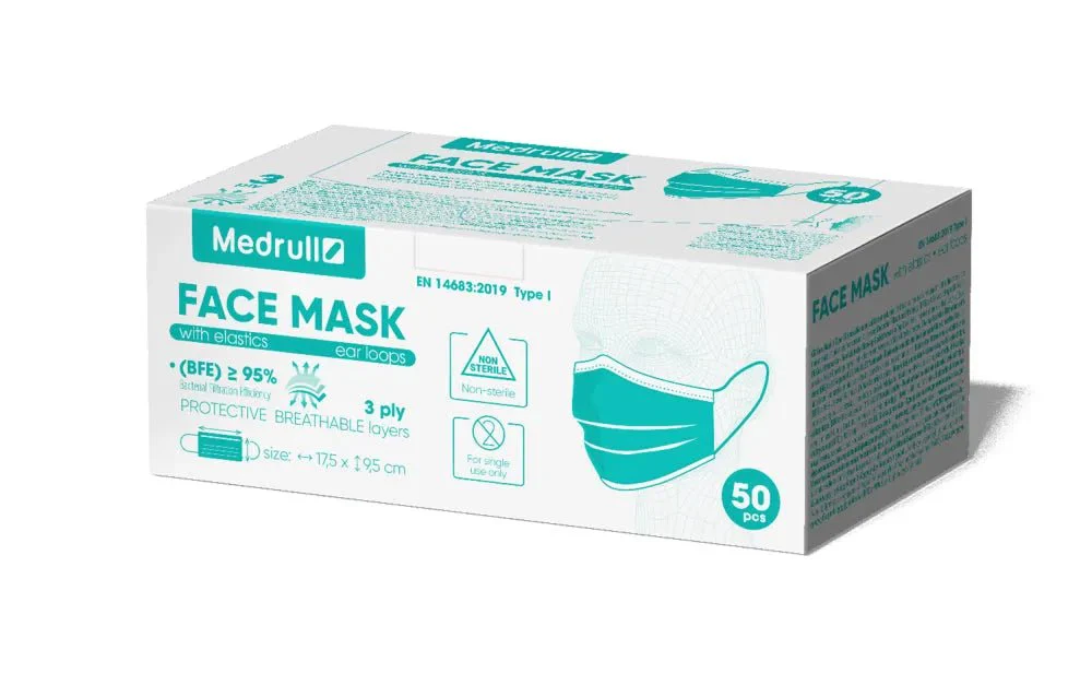 Medrull Face Mask Kirurginen Kasvonsuoja - Image 2