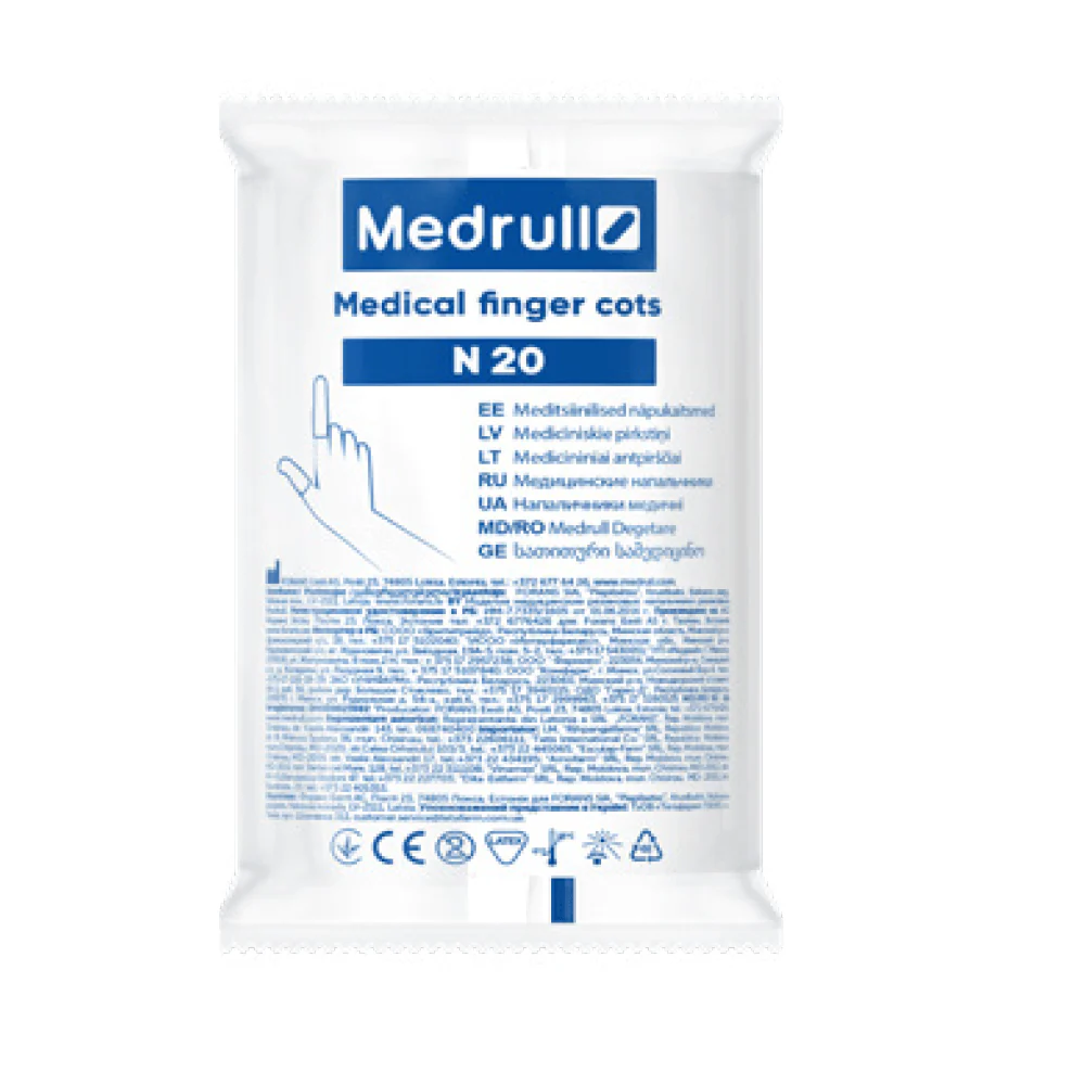 Medrull Finger Cots Sormisuoja Lateksi
