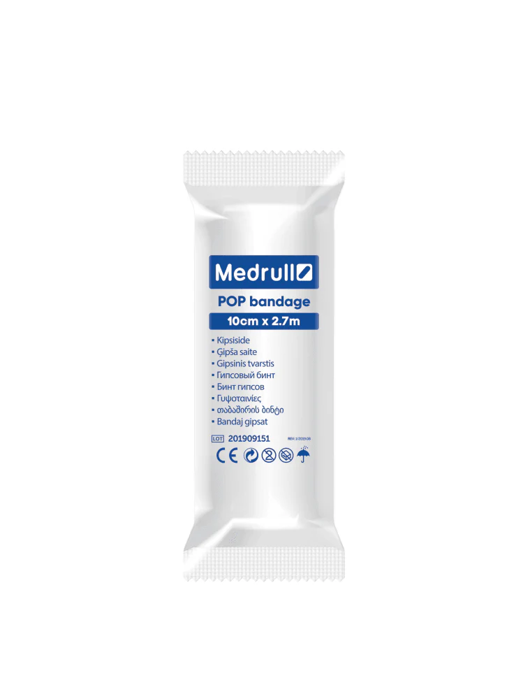 Medrull Pop Bandage Kipsiside 10cm X 2,7M