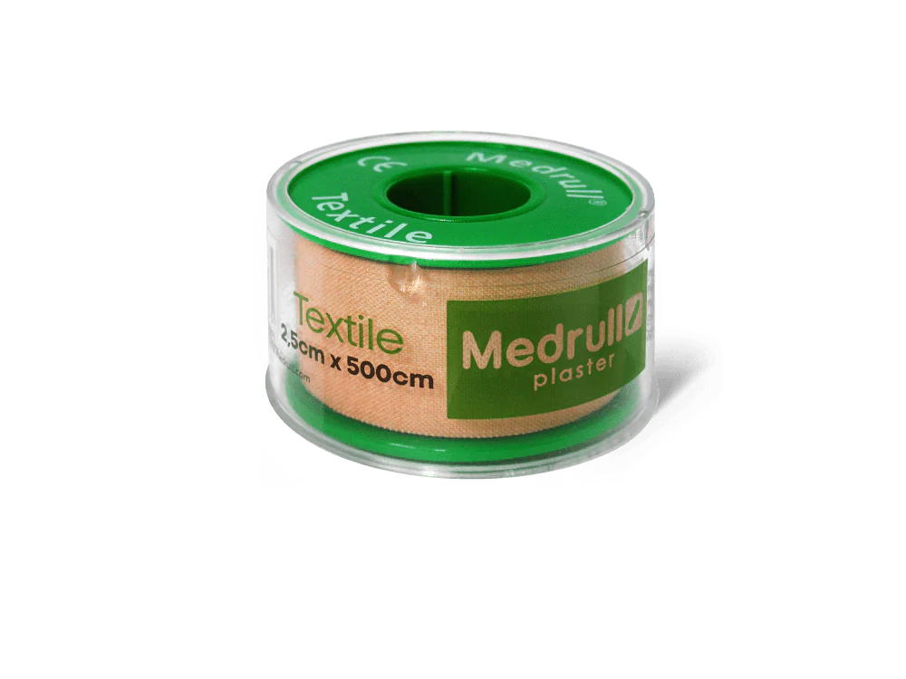 Medrull Textile Kiinnelaastari Beige 2,5cm x 500cm