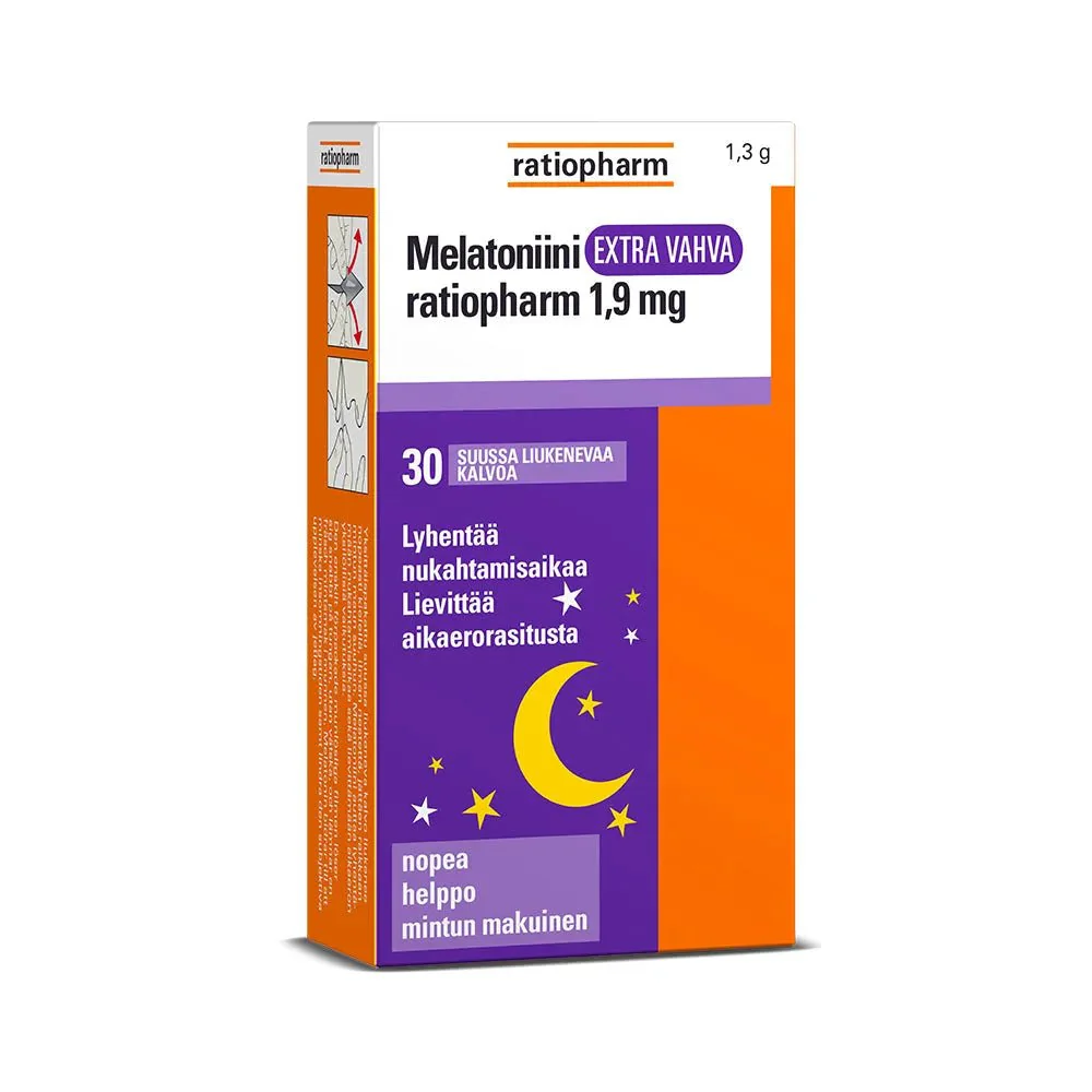 Melatoniini Extra Vahva Ratiopharm 1,9 mg - Image 2