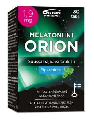 Melatoniini Orion 1,9 mg Piparminttu