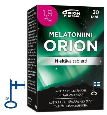 Melatoniini Orion 1,9 mg, Nieltävä