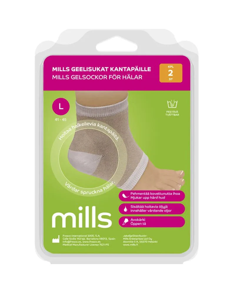 Mills Geelisukat Kantapäille, Koko L - Image 2