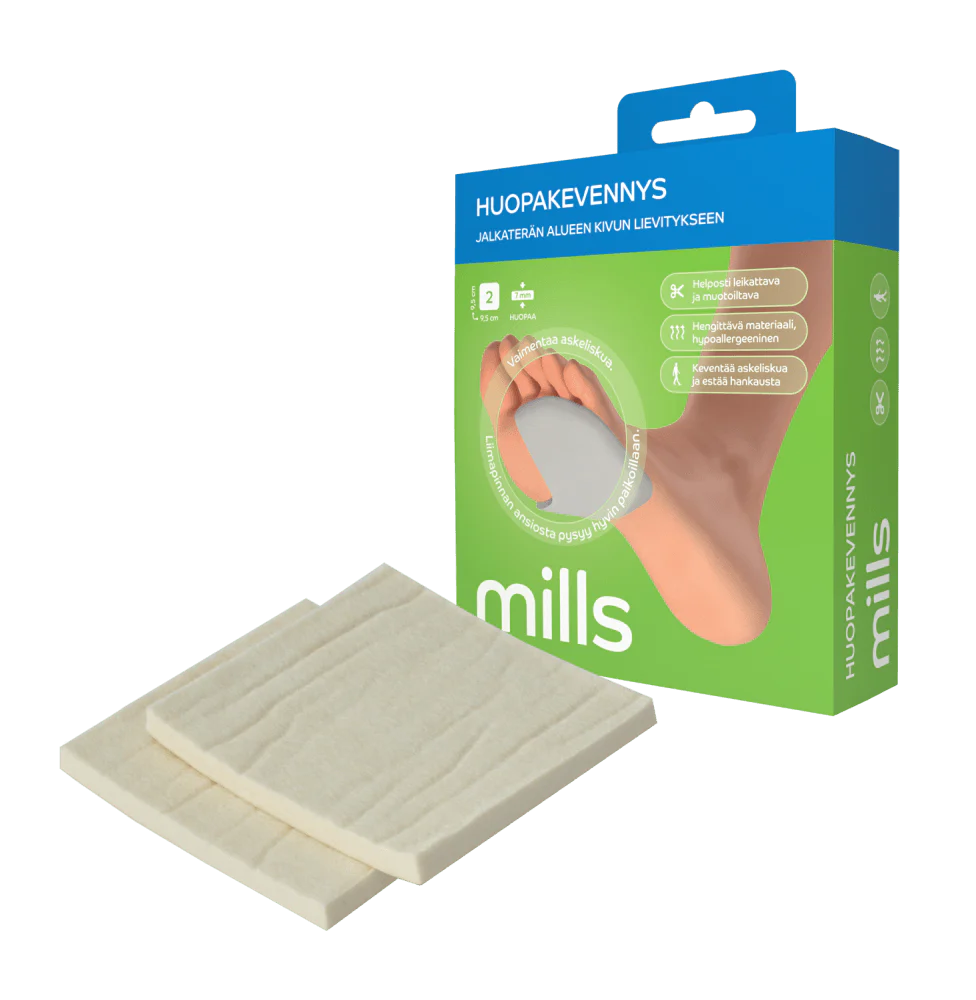 Mills Huopakevennys, 9,5 X 9,5 cm