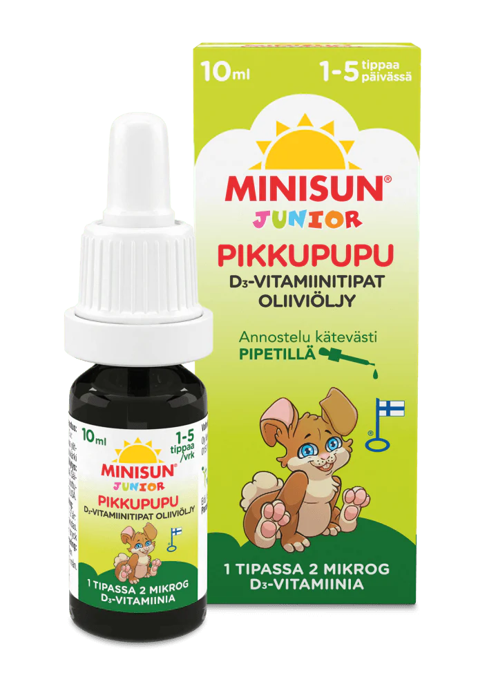 Minisun D-Tipat Oliiviöljy - D-vitamiini vauvalle - Image 2