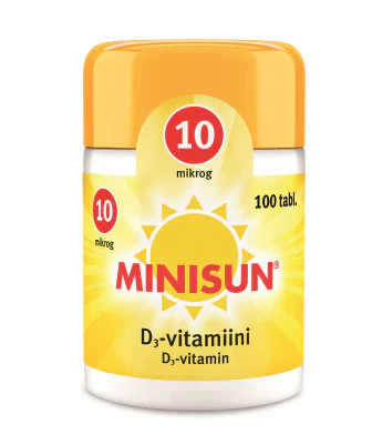 Minisun D-Vitamiini 10 mcg