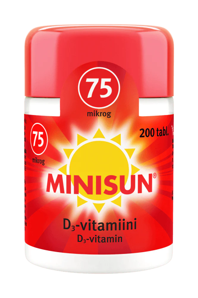 Minisun D-Vitamiini 75 mikrog - Image 2
