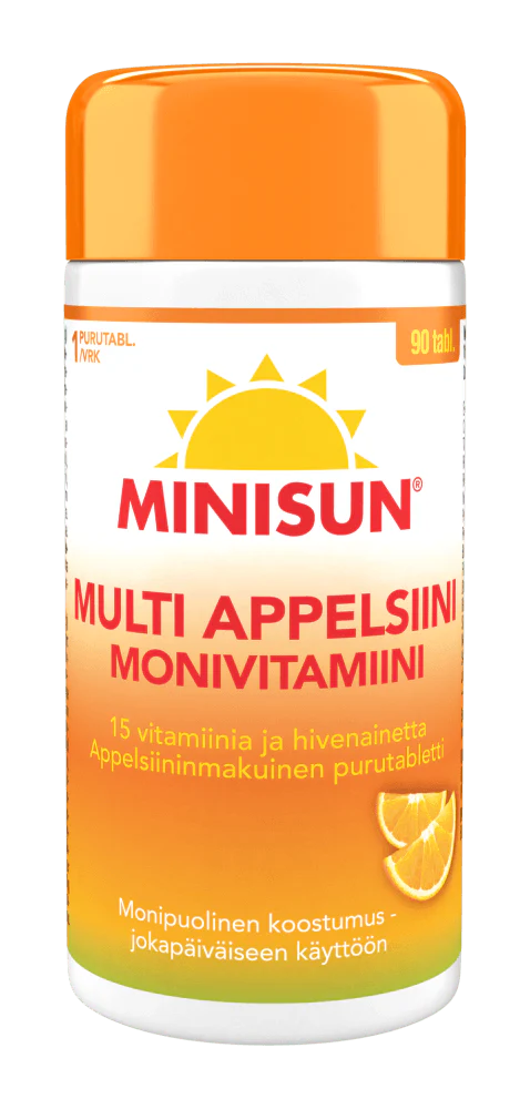 Minisun Monivitamiini Multi Appelsiini - Image 2