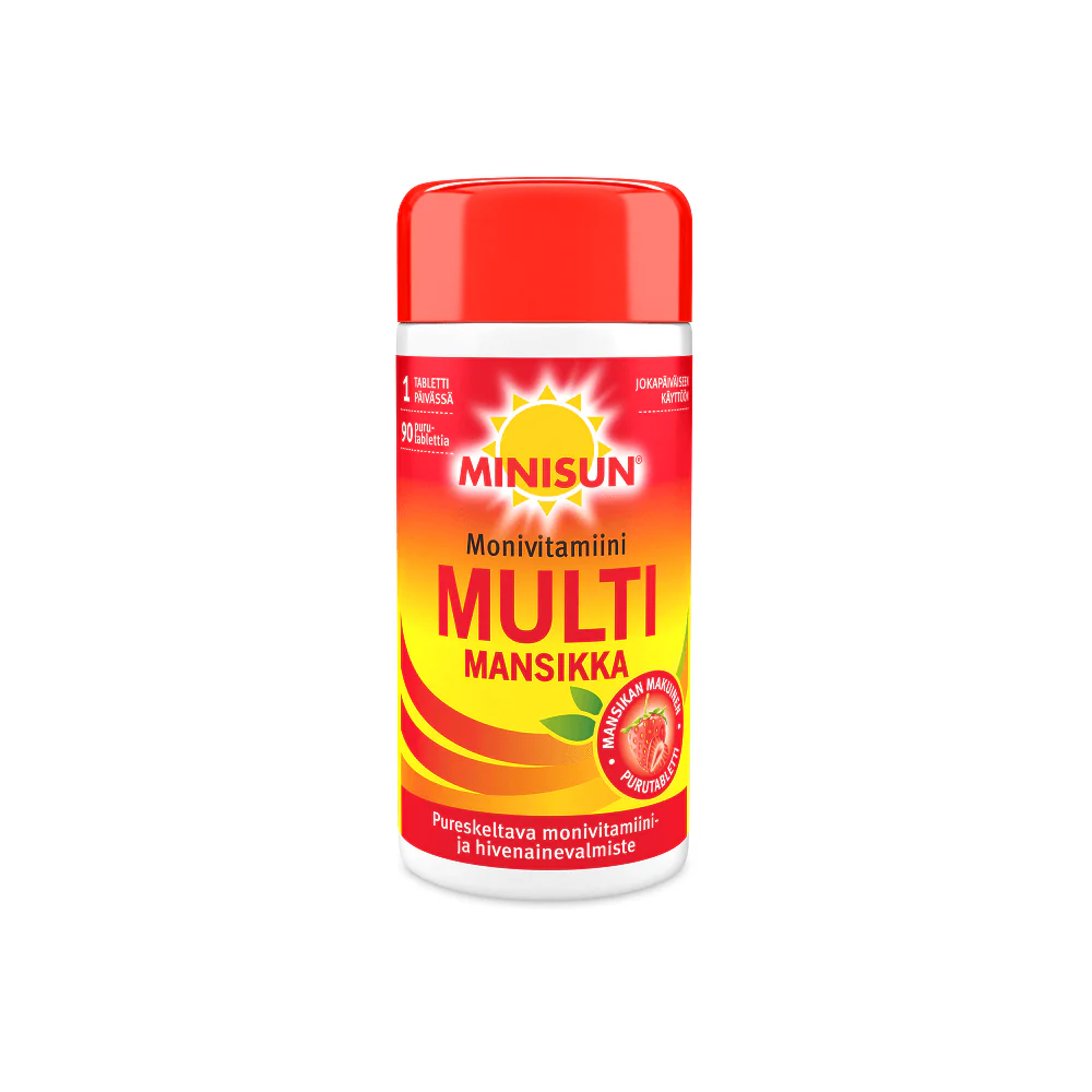 Minisun Monivitamiini Multi Mansikka