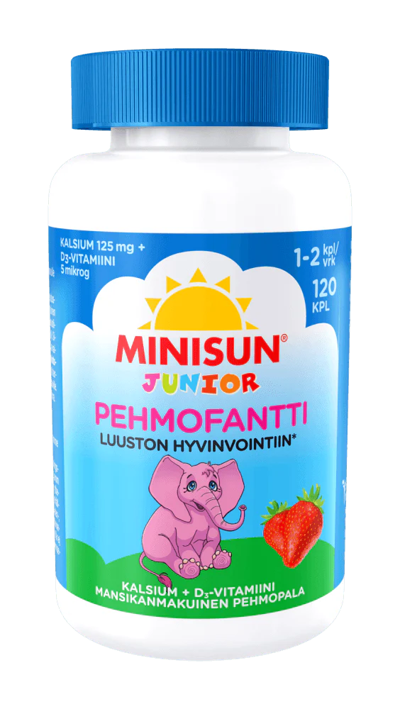 Minisun Pehmofantti Luusto Kalsium+D-Vitamiini lapselle - Image 2