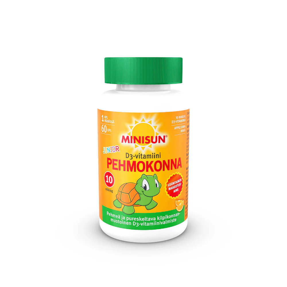 Minisun Pehmokonna Appelsiini 10 mcg D-Vitamiini lapselle