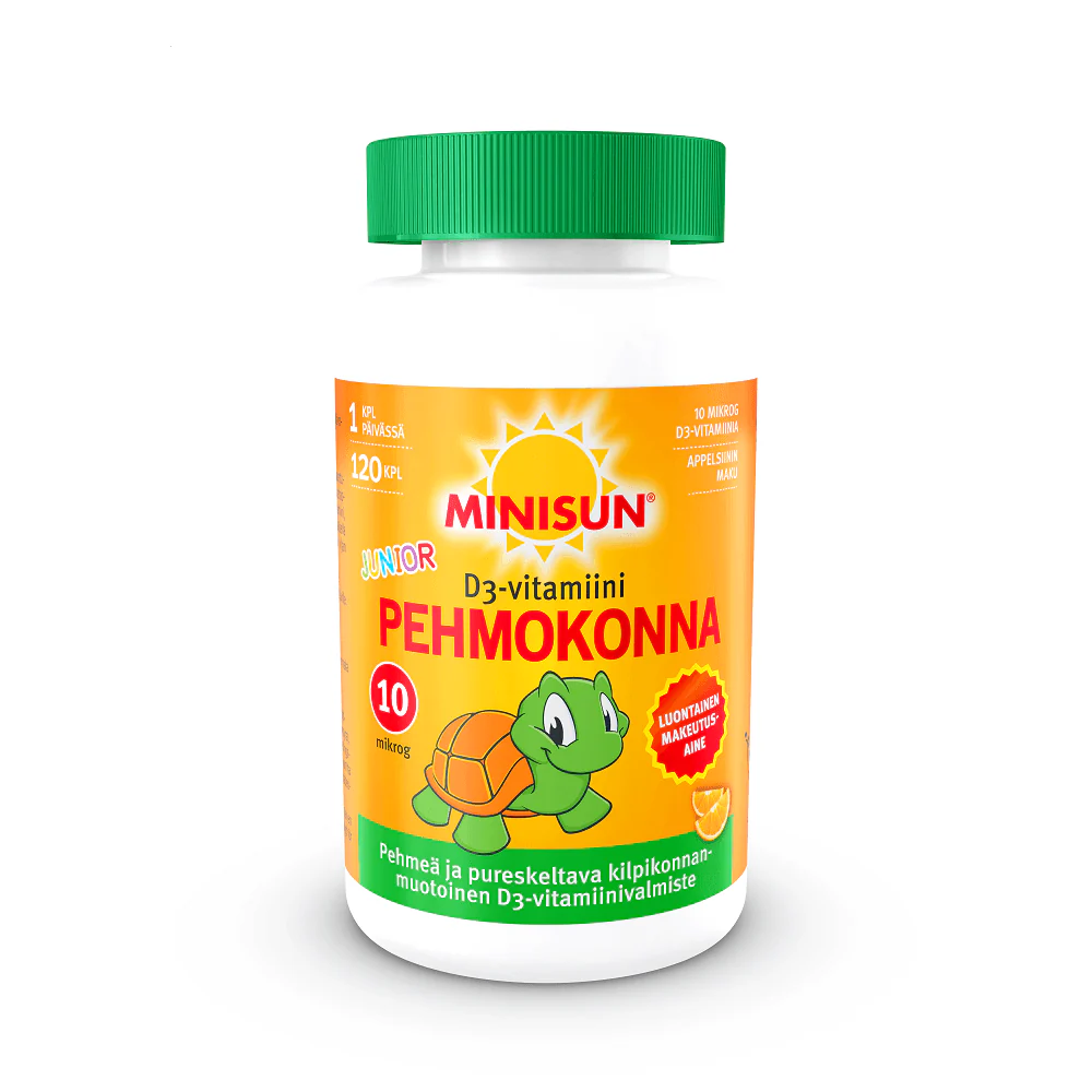 Minisun Pehmokonna Appelsiini 10 mcg D-Vitamiini lapselle - Image 2