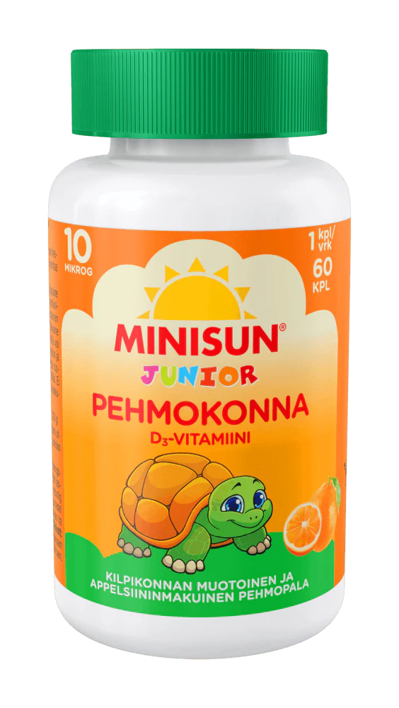 Minisun Pehmokonna Appelsiini 10 mcg D-Vitamiini lapselle - Image 3