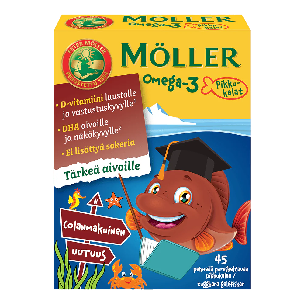Möller Omega-3 Pikkukalat Colanmakuinen