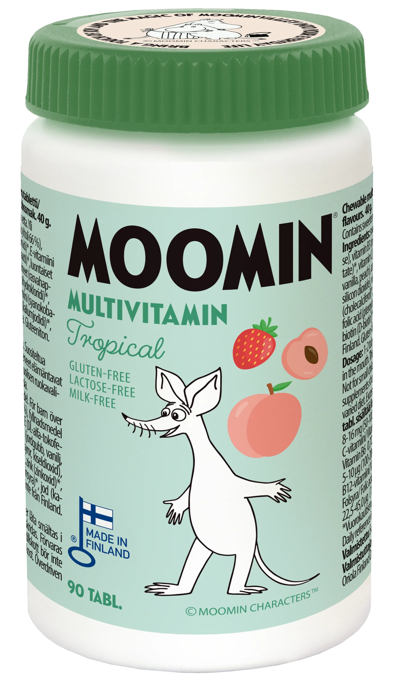 Moomin Multivitamin tropical 90 tablettia