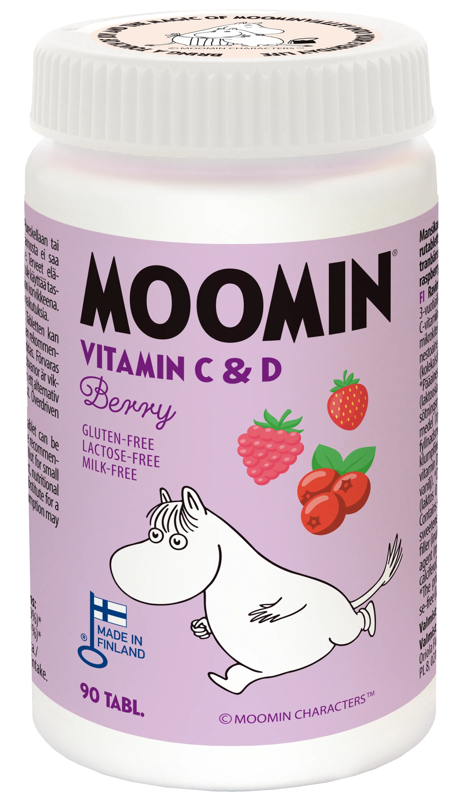 Moomin Vitamin C & D berry 90 tabl