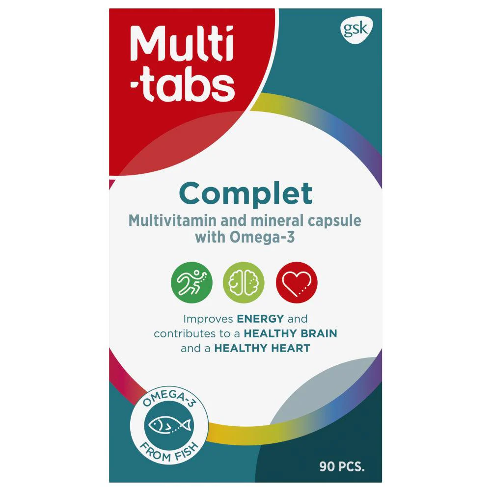 Multi-Tabs Complet Monivit. + Omega-3