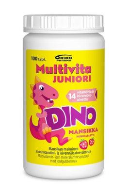 Multivita Juniori Dino Mansikka