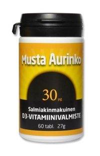 Musta Aurinko D3 30 mikrog