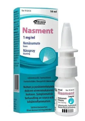 Nasment 1 mg/ml Nenäsumute, Liuos Sumutepumppu - Image 2