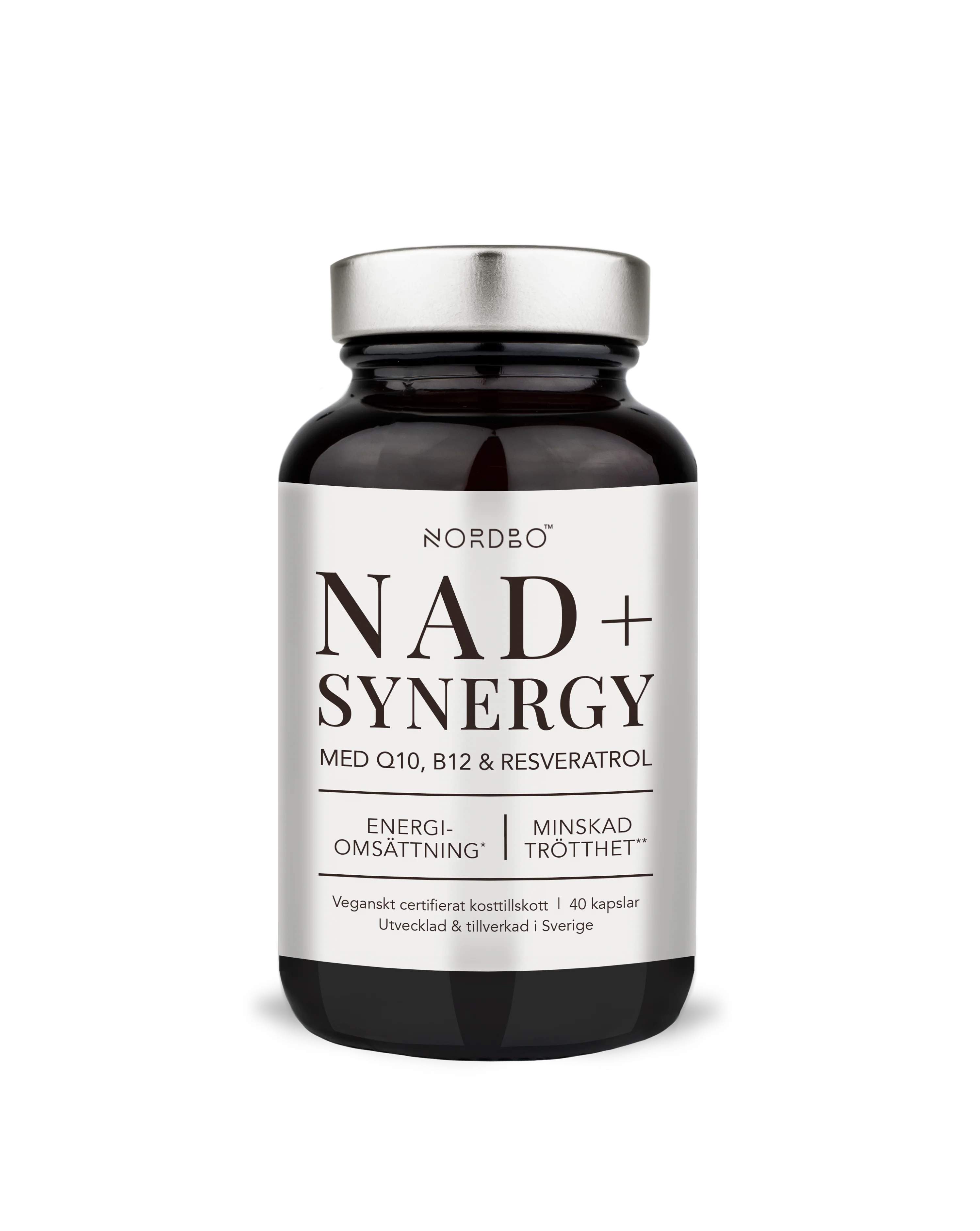 Nordbo NAD+ Synergy 40 kaps