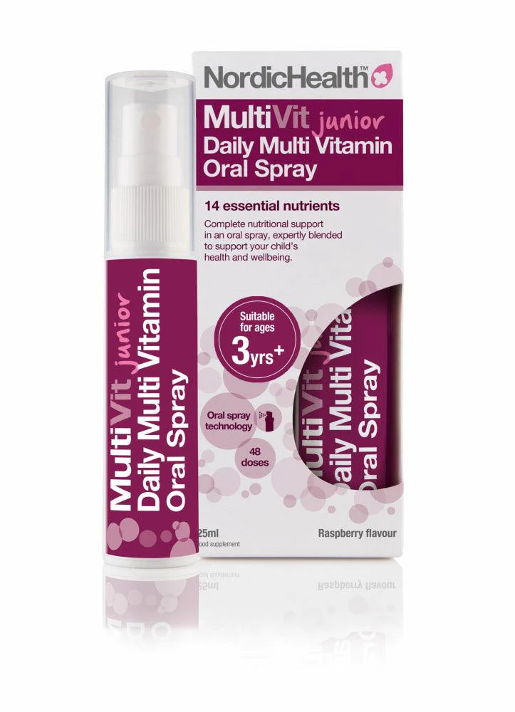 Nordic Health Multivitamiini Junior -Suihke