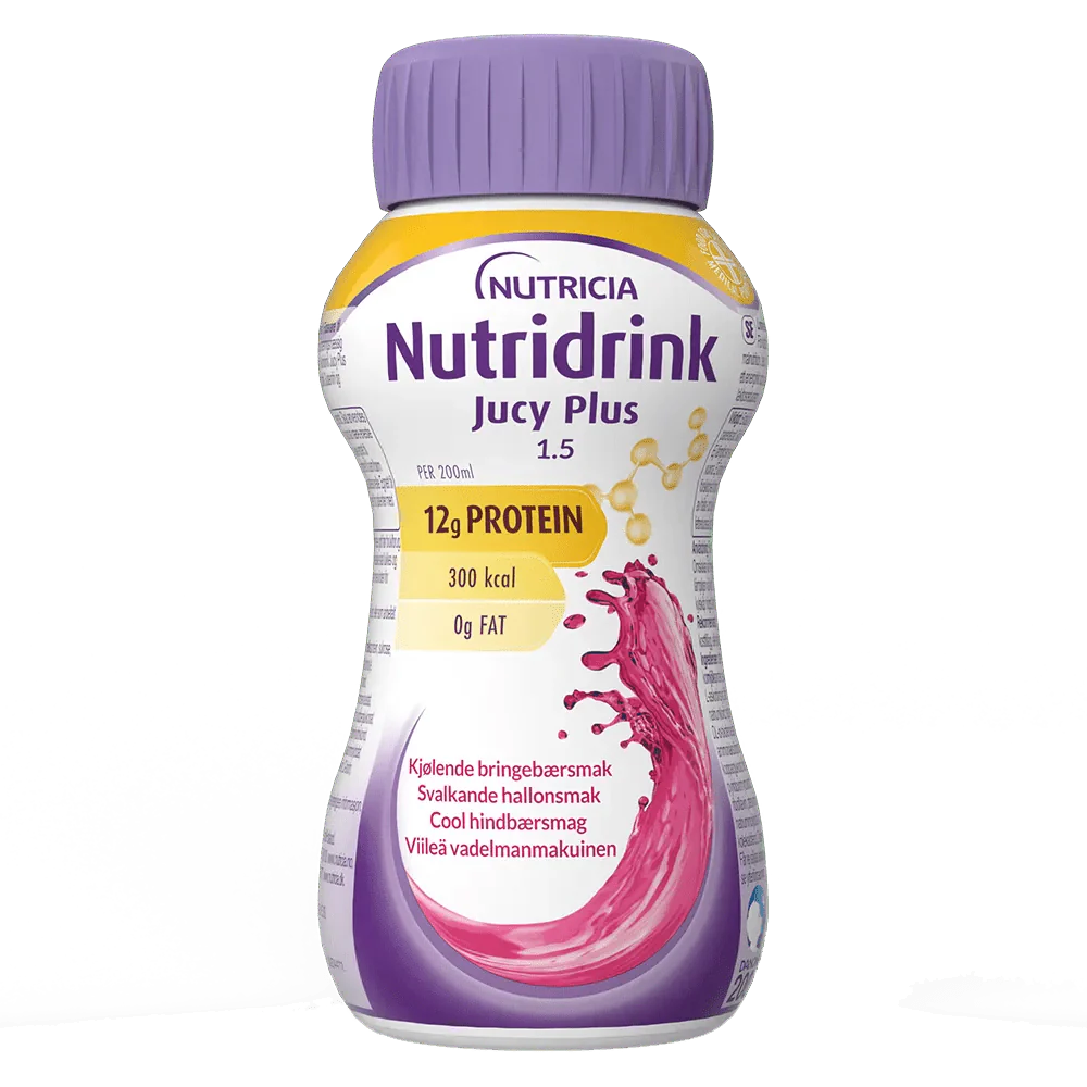 Nutridrink Jucy Plus Viileä Vadelma