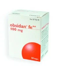 Obsidan Fe++ 100 mg Kaps, Kova - Image 2