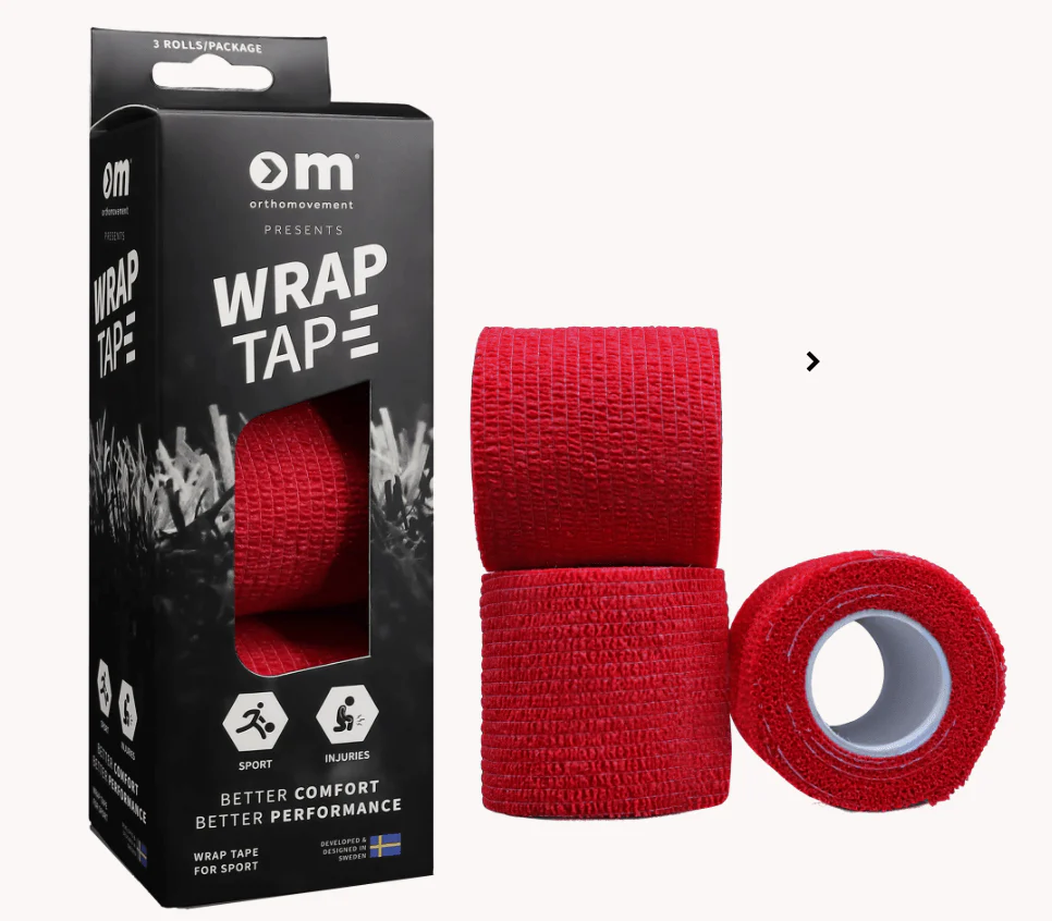 Om Wrap Tape 5cm/4,5M - Red