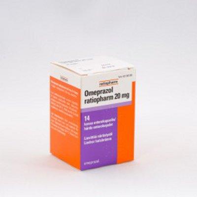 Omeprazol Ratiopharm 20 mg Enterokapseli, Kova