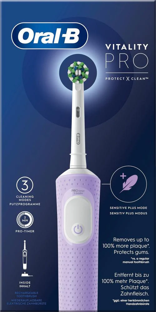 Oral-B Vitality Pro Sähköhammasharja Lila Ca Hbox