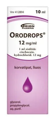 Orodrops 12 mg/ml Korvatipat, Liuos - Image 2