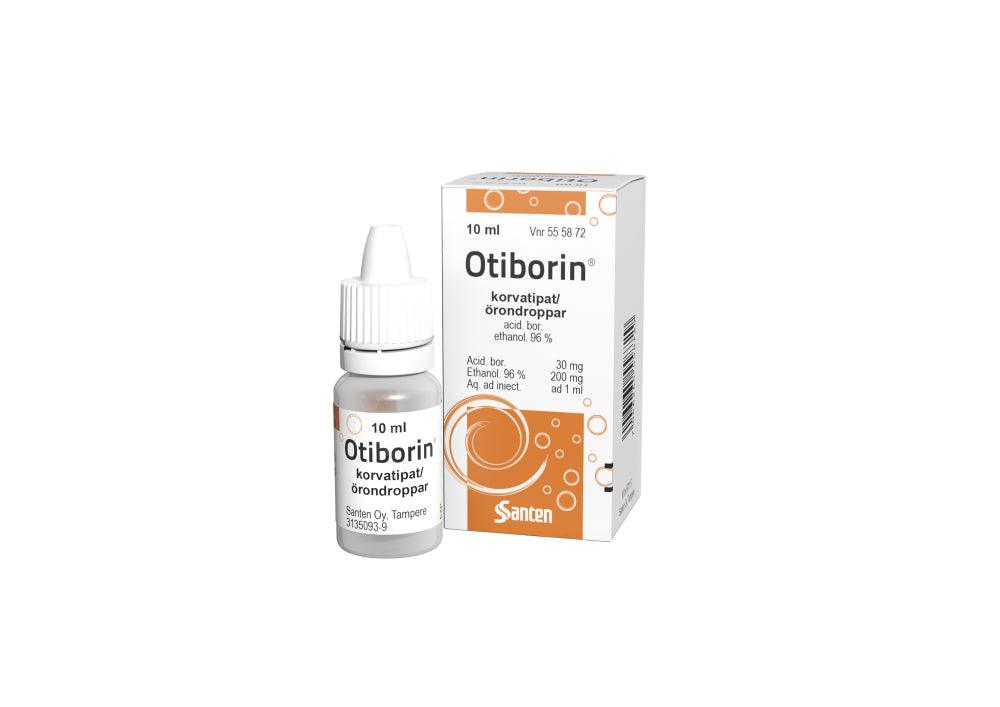 Otiborin 30 mg/ml/200 mg/ml Korvatipat, Liuos
