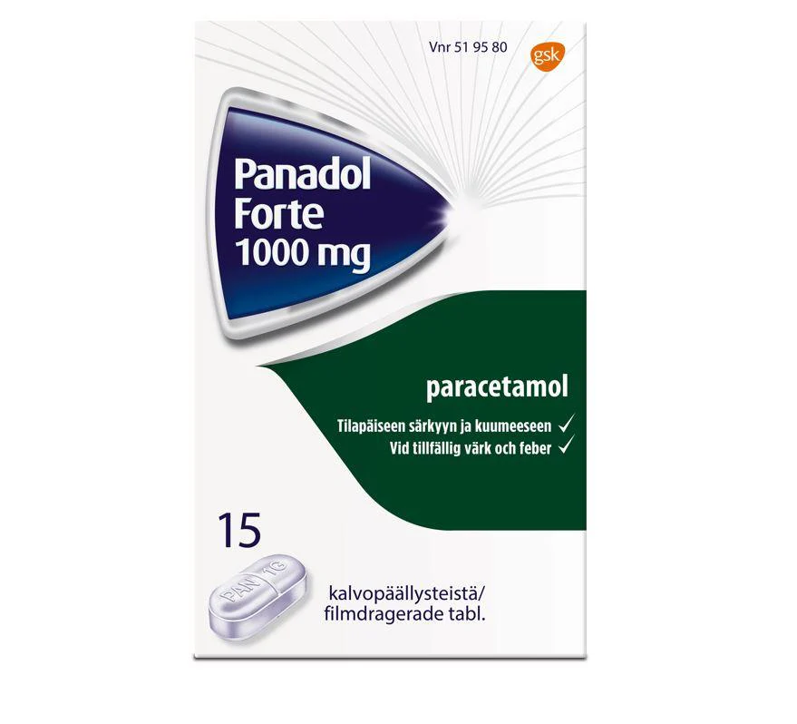 Panadol Forte 1000 mg Tabl, Kalvopääll