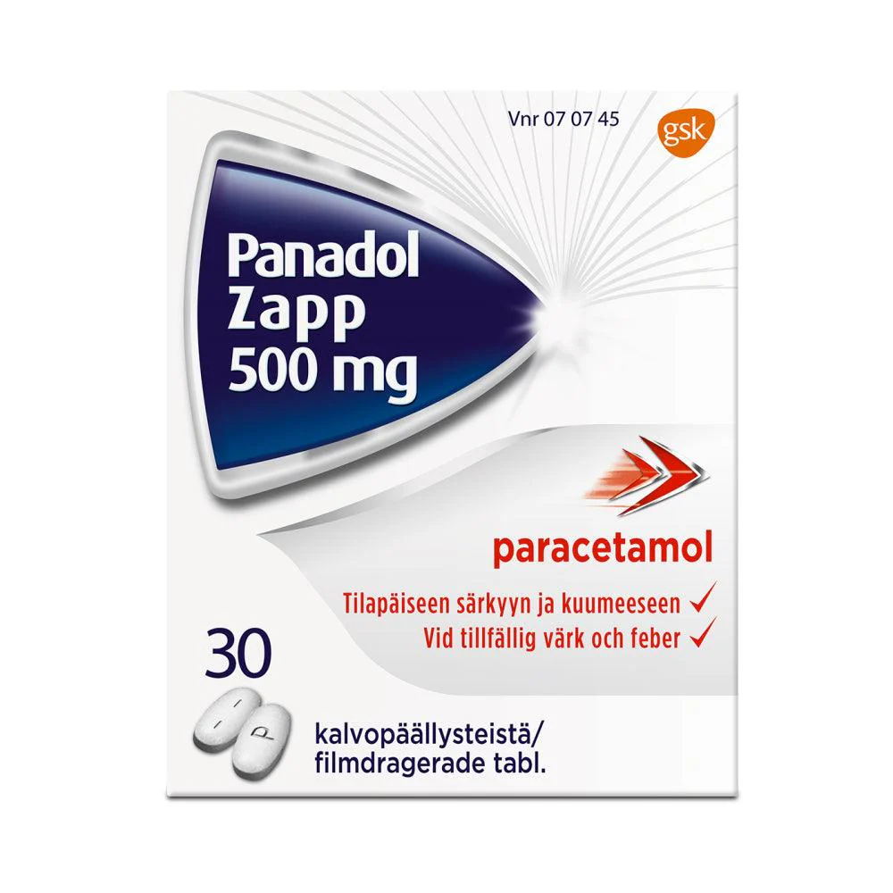 Panadol Zapp 500 mg Tabl, Kalvopääll - Image 2