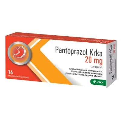 Pantoprazol Krka 20 mg Enterotabl