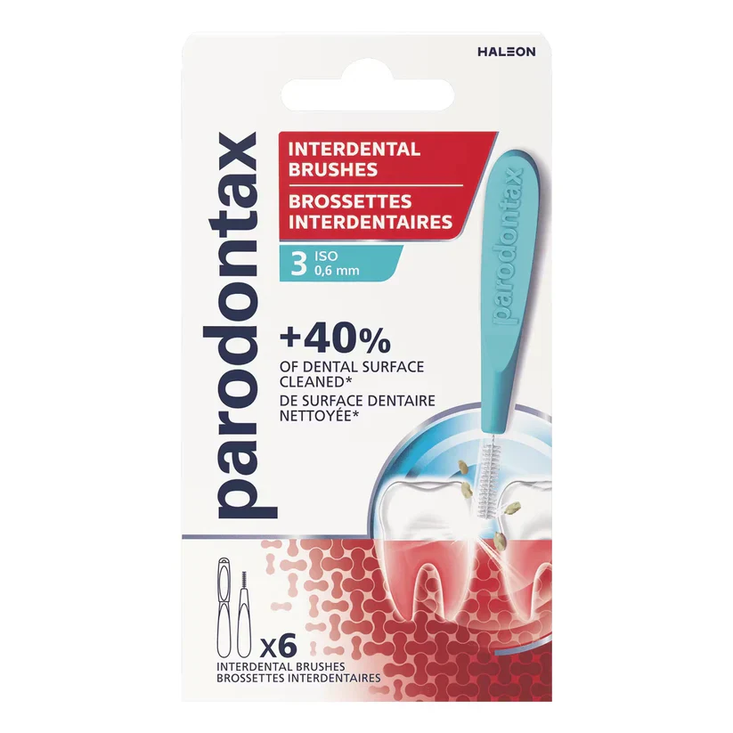 Parodontax Interdental brush 0,6 mm hammasväliharja 6 kpl