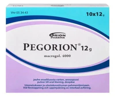 Pegorion 12 g Jauhe Oraaliliuosta Varten, Annospussi - Image 4