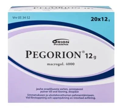 Pegorion 12 g Jauhe Oraaliliuosta Varten, Annospussi - Image 5
