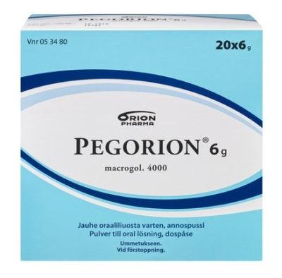 Pegorion 6 g Jauhe Oraaliliuosta Varten, Annospussi