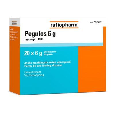Pegulos 6 g Jauhe Oraaliliuosta Varten, Annospussi