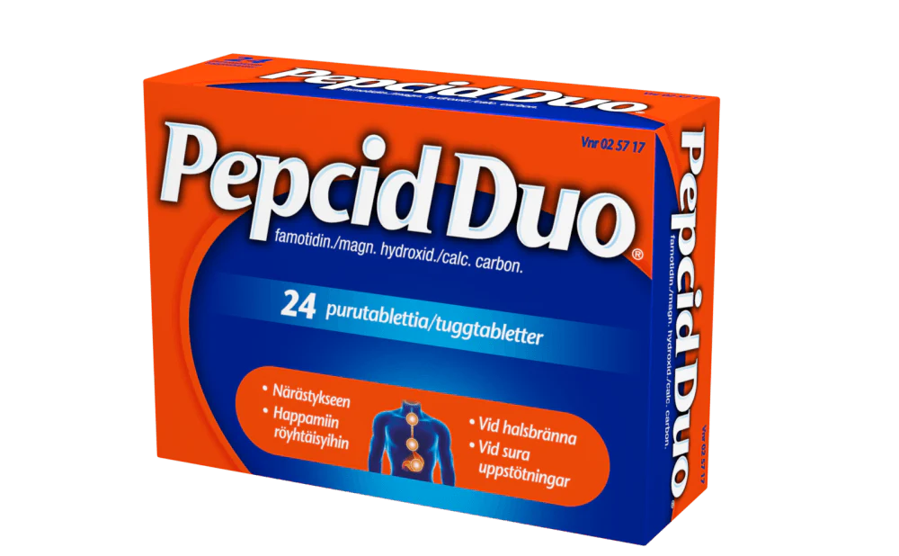 Pepcid Duo 10 mg/165 mg/800 mg Purutabl - Image 2