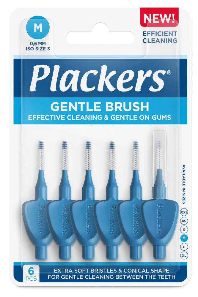 Plackers Gentle Brush M 0.6 mm Hammasväliharja