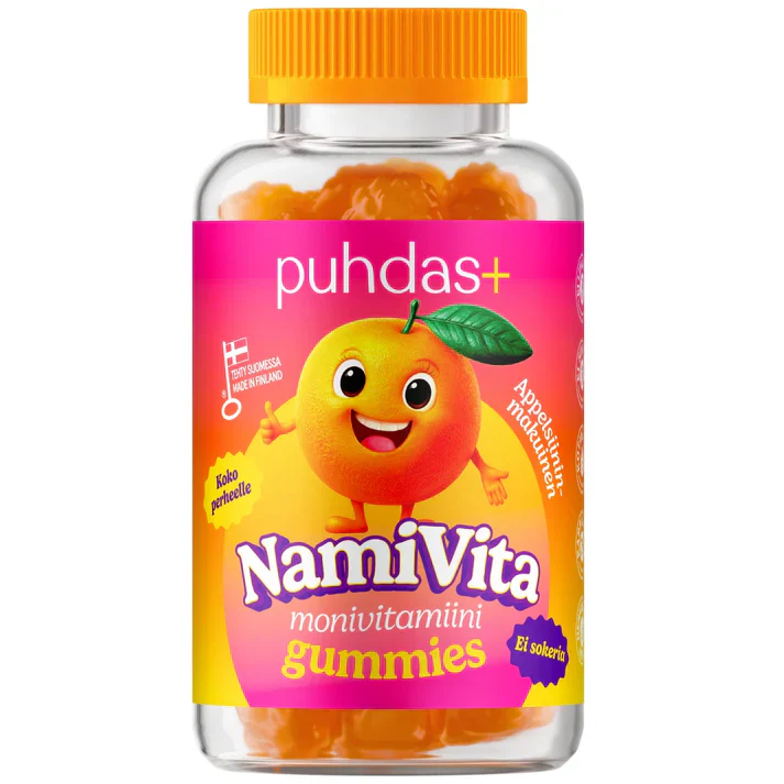 Puhdas+ PehmoVita monivitamiini Gummies 75 kpl