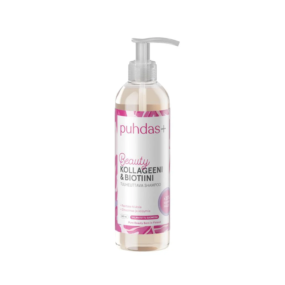 Puhdas+ Kollageeni & Biotiini Shampoo