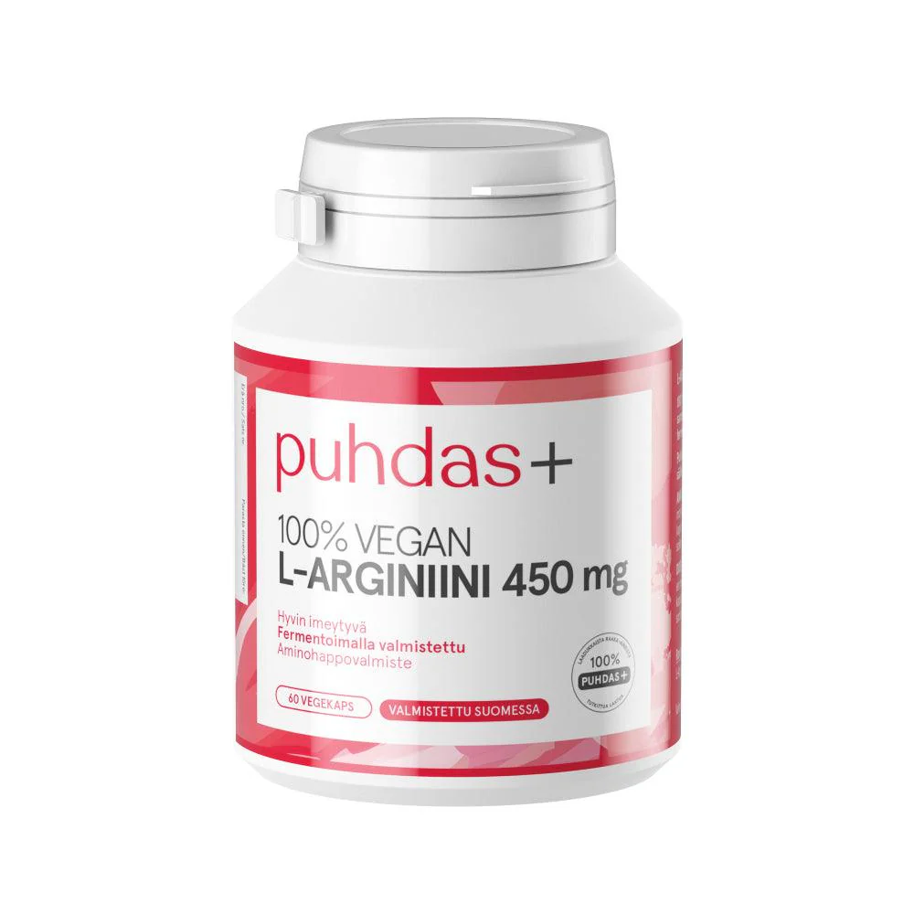 Puhdas+ L-Arginiini 450 mg