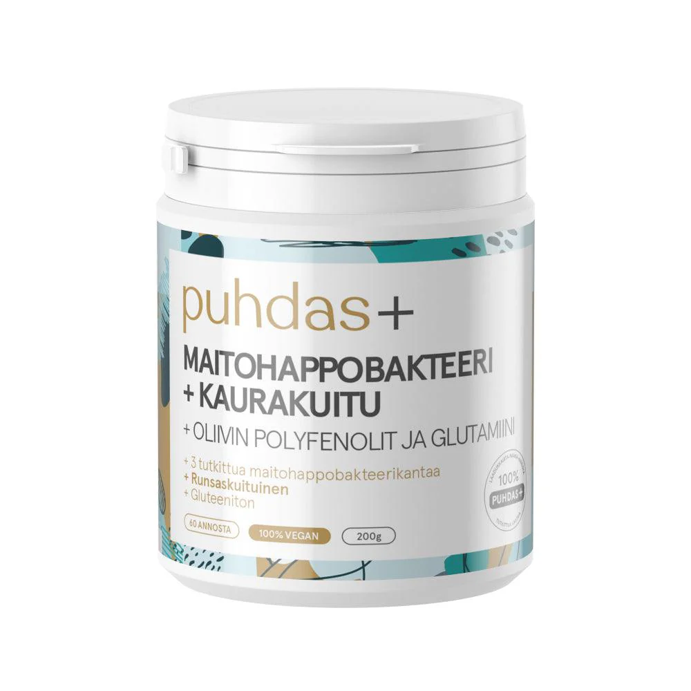 Puhdas+ Maitohappobakteeri + Kaurakuitu