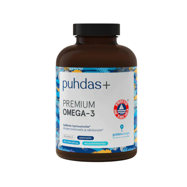 Puhdas+ Premium Omega-3 1000 mg 180 kaps