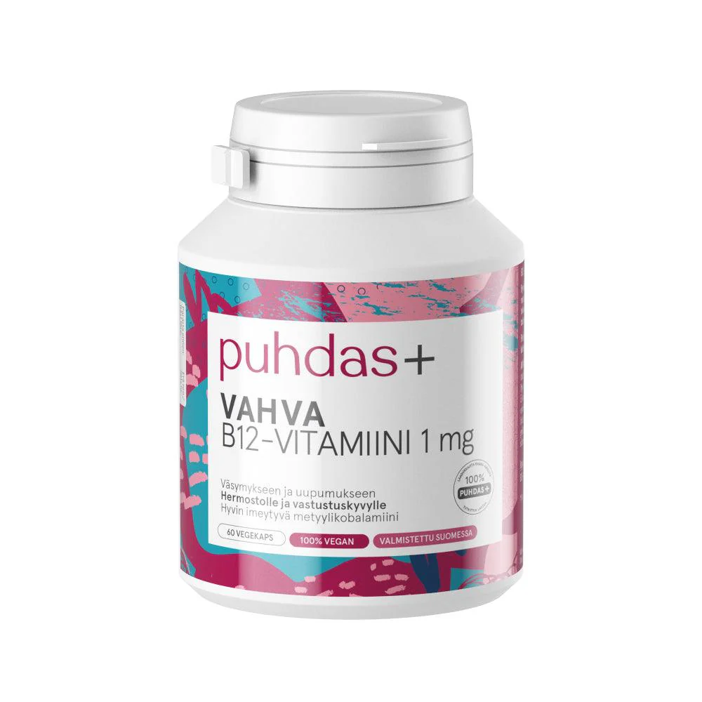 Puhdas+ Vahva B-12 Vitamiini 1mg